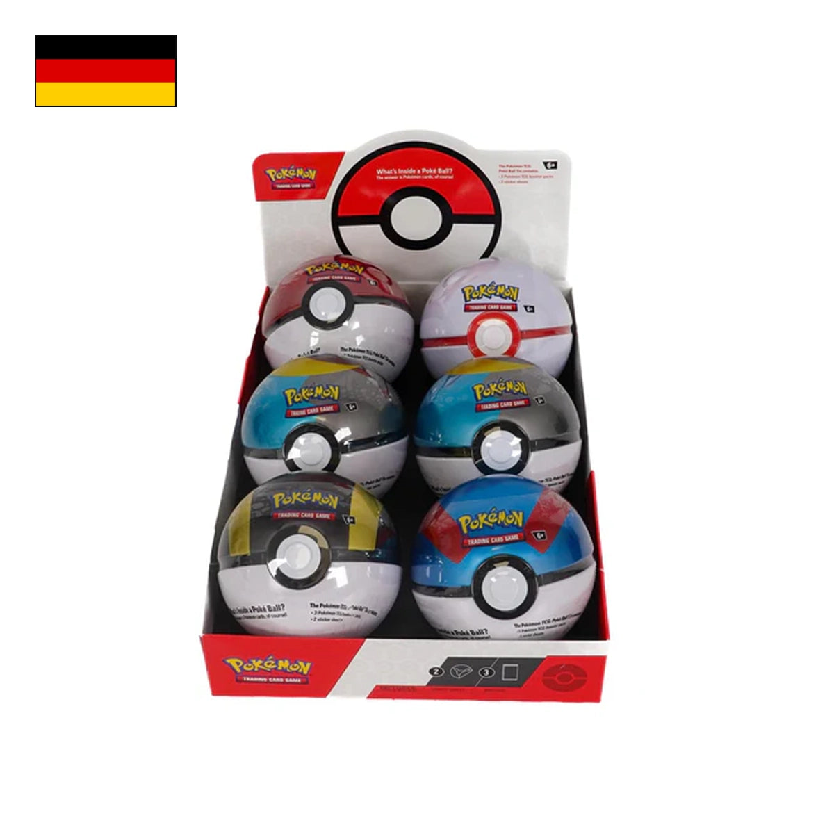 Pokémon: Pokeball Cards Tin Box Herbst 2024 - Deutsch