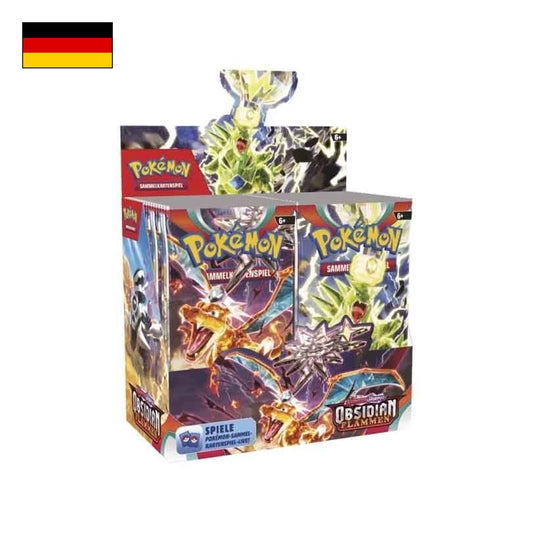 Pokémon: Obsidian Flammen Display - Deutsch